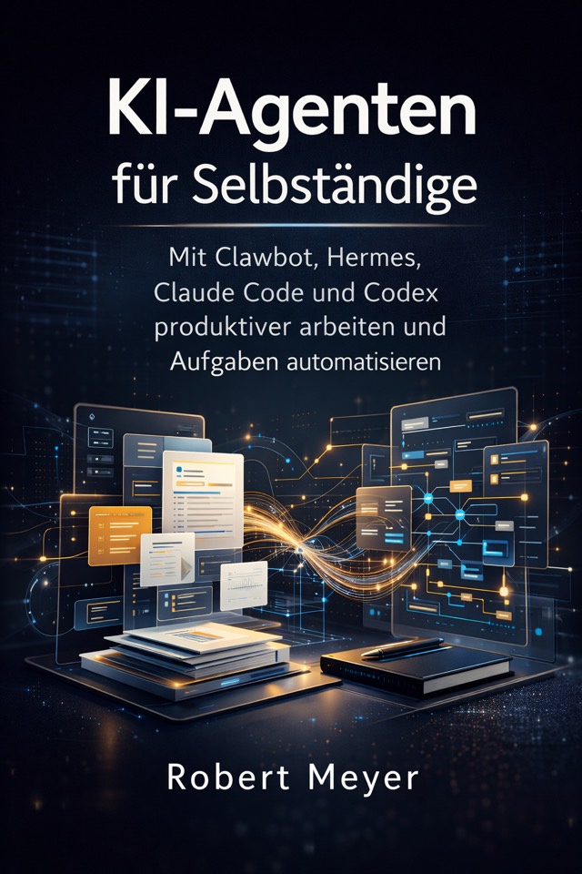 Buchcover KI-Agenten für Selbständige von Robert Meyer