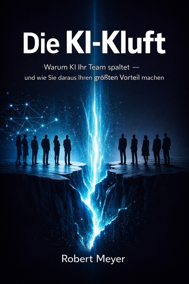 Buchcover Die KI-Kluft von Robert Meyer